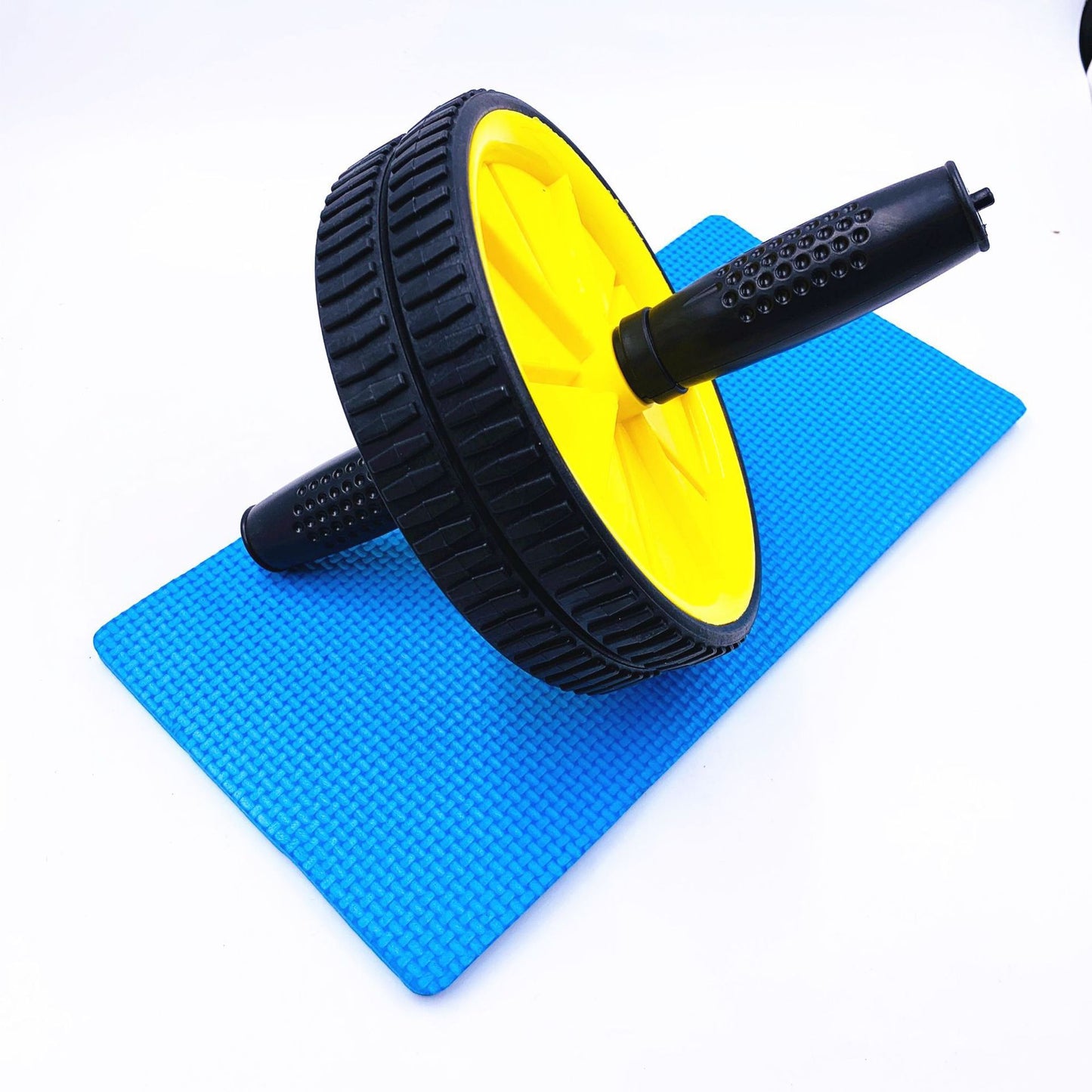 18-Inch AB Double Wheel Roller for Indoor Abdominal Fitness